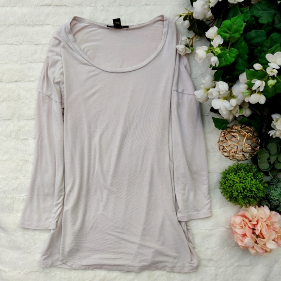 Comfy scoop neck 3/4-sleeve T - Picture 1 of 2